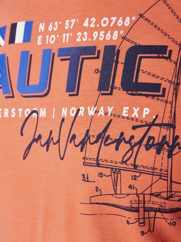 Jan Vanderstorm Shirt 'Svenhelm' in Oranje