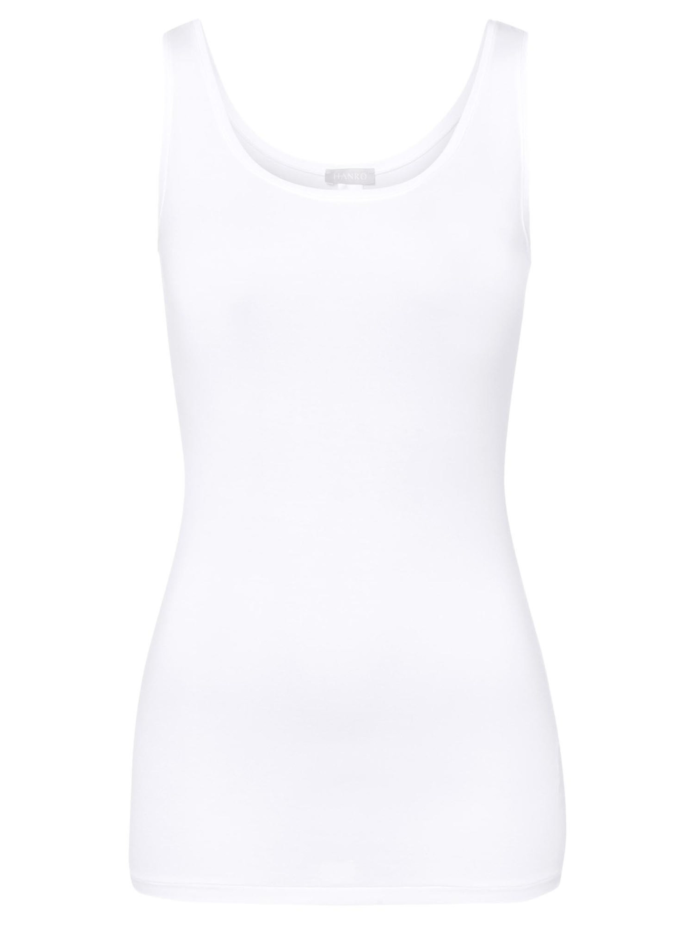 Hanro Undershirt 'Soft Touch' in White: front