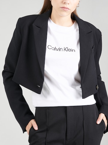 Calvin Klein Tričko 'HERO' - biela
