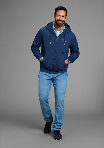 Man's World Sweatjacke in Blau