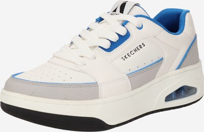 SKECHERS Platform trainers 'UNO COURT' in Sky blue / Light grey / White, Item view