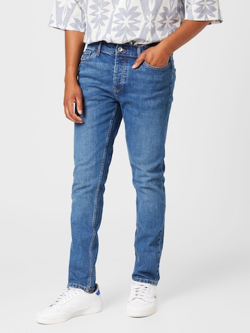 TOPMAN Skinny Jeans in Blue: front