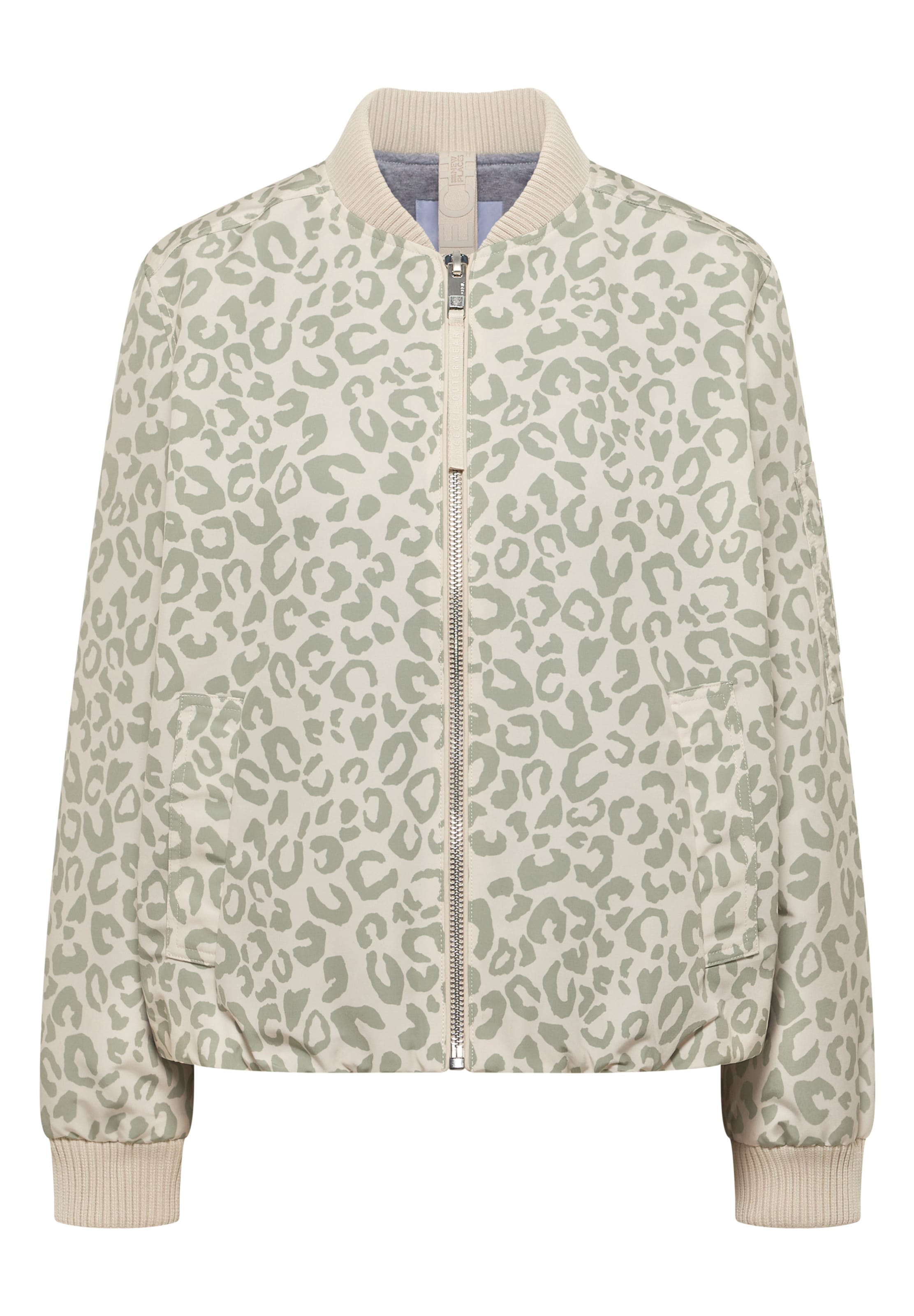 CECIL Between-Season Jacket in Green: front