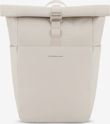 Kapten & Son Rucksack 'Lund Basic' in Beige: Vorderseite