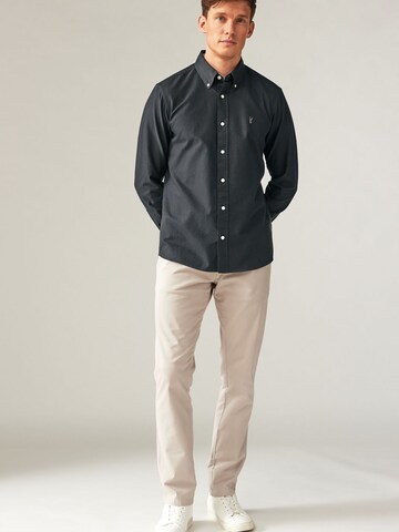 Next Slim fit Button Up Shirt in Grey