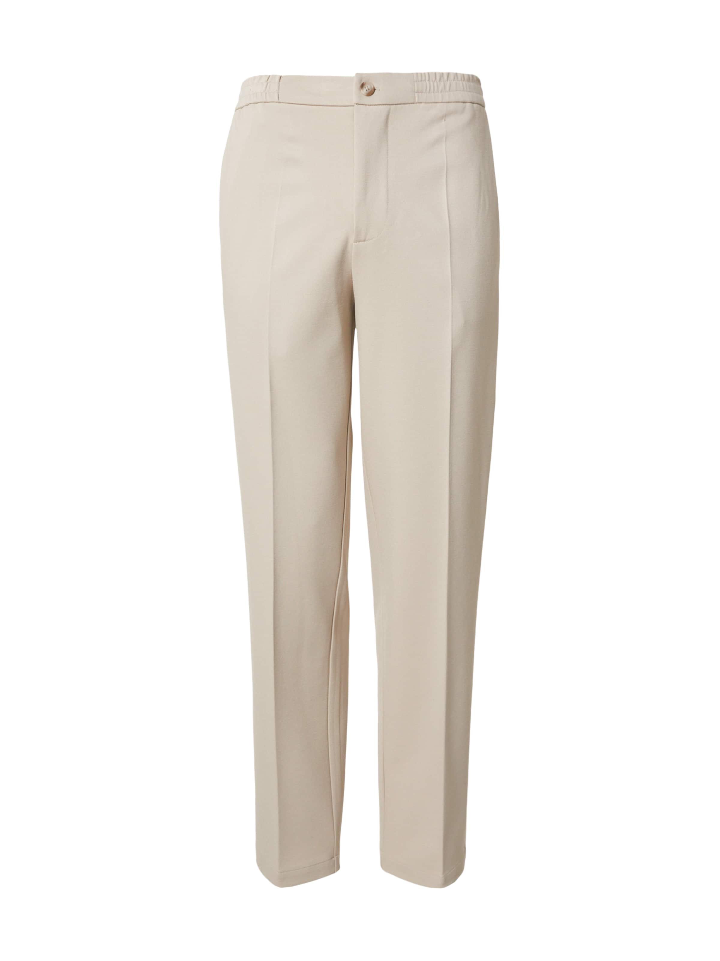 GUESS Pleated Pants 'ALTON' in Beige: front