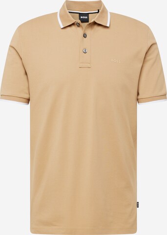 T-Shirt 'Parlay' BOSS en beige : devant