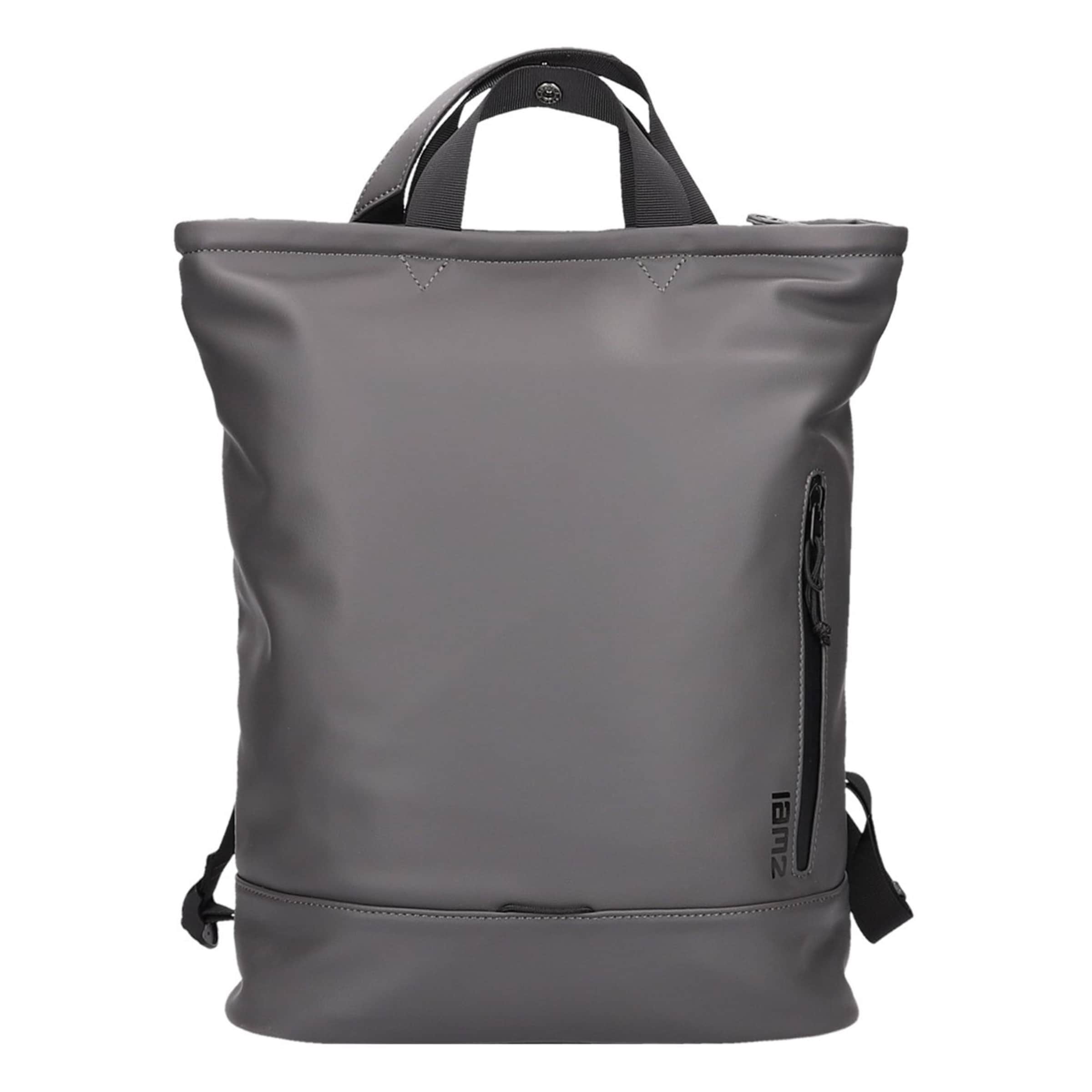 ZWEI Backpack 'Cargo' in Grey: front