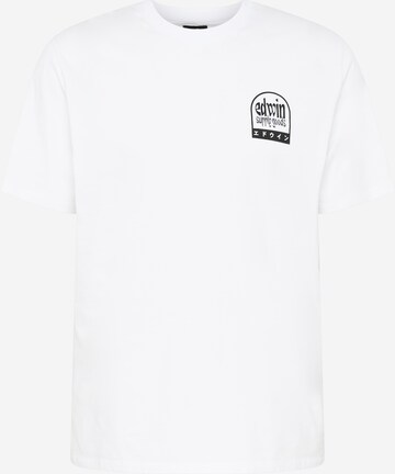 EDWIN Shirt 'Fuji Supply Goods' in Weiß: predná strana