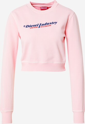 DIESEL Tréning póló 'SLIMMY' - rózsaszín: elől