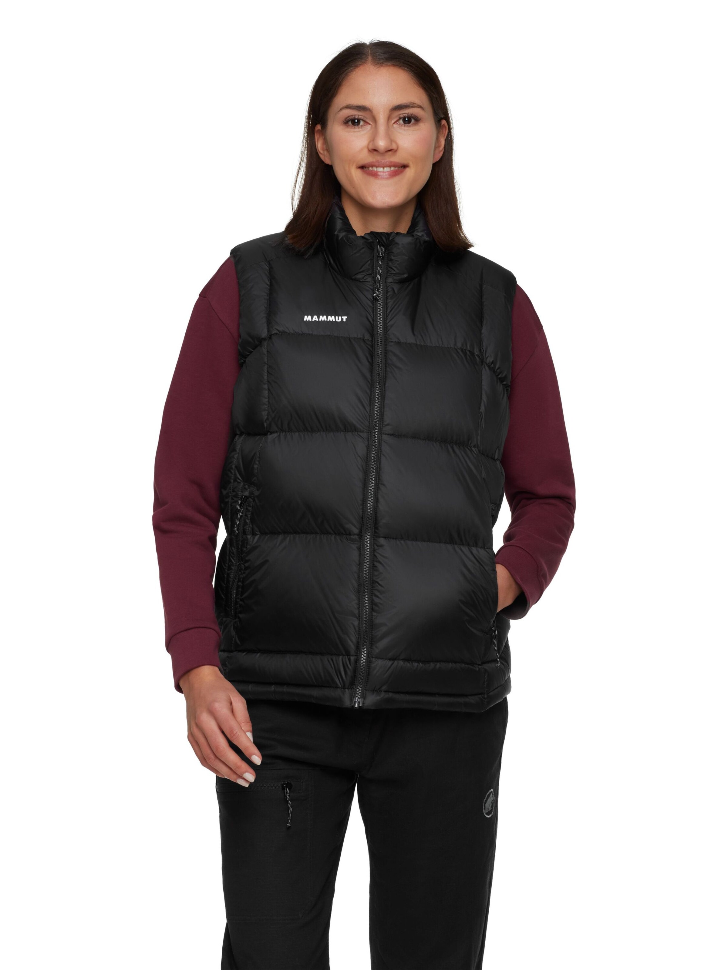 MAMMUT Sportweste in Schwarz: Vorderseite