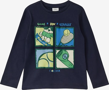 T-Shirt s.Oliver en bleu : devant