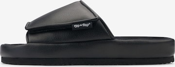 FLIP*FLOP Mules in Black: front