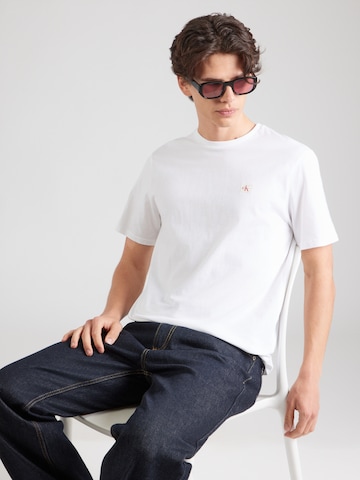 Calvin Klein Jeans Μπλουζάκι σε πράσινο: μπροστά
