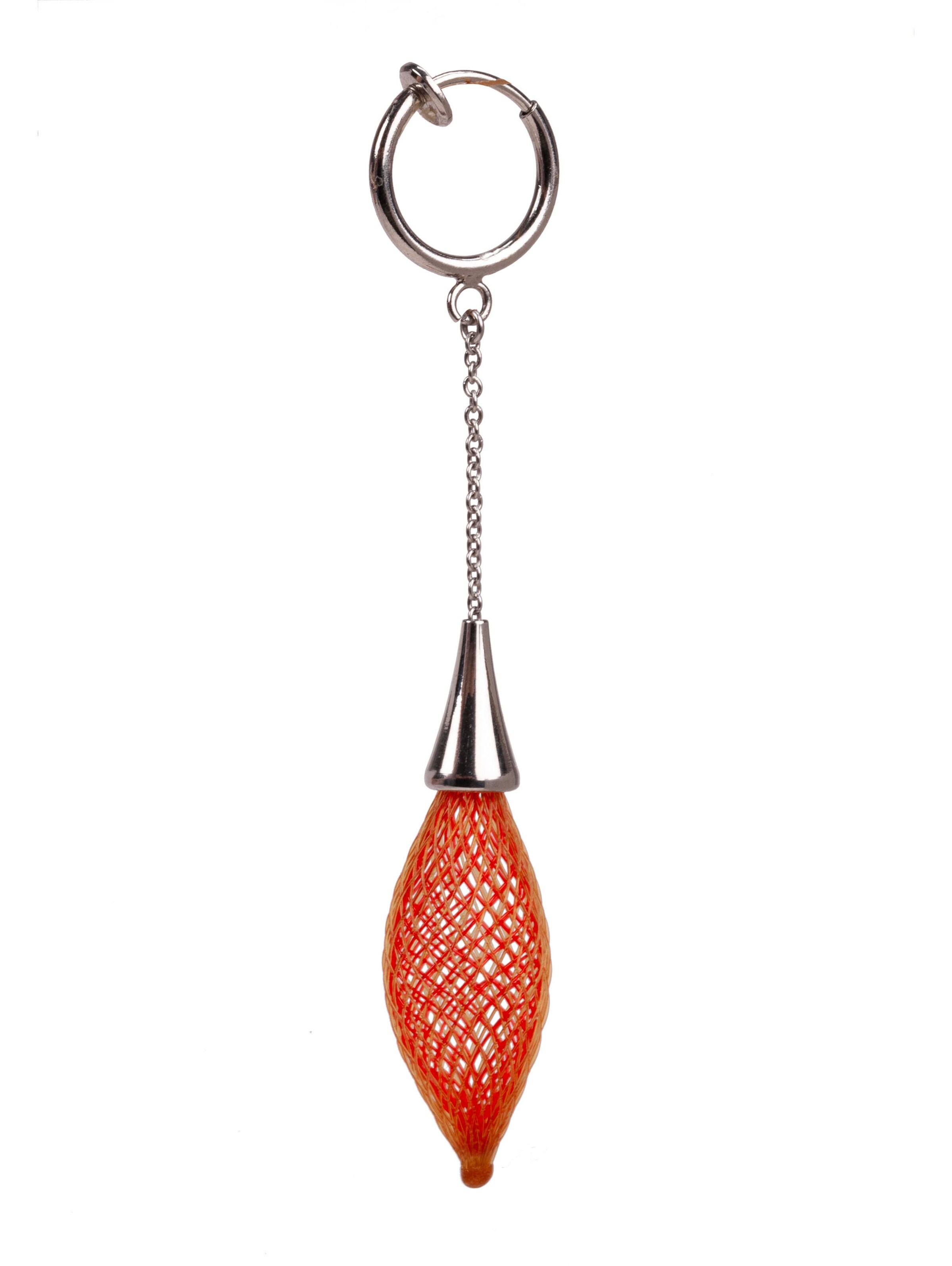 Gretchen Earrings 'Vlum Single Drop' in Orange