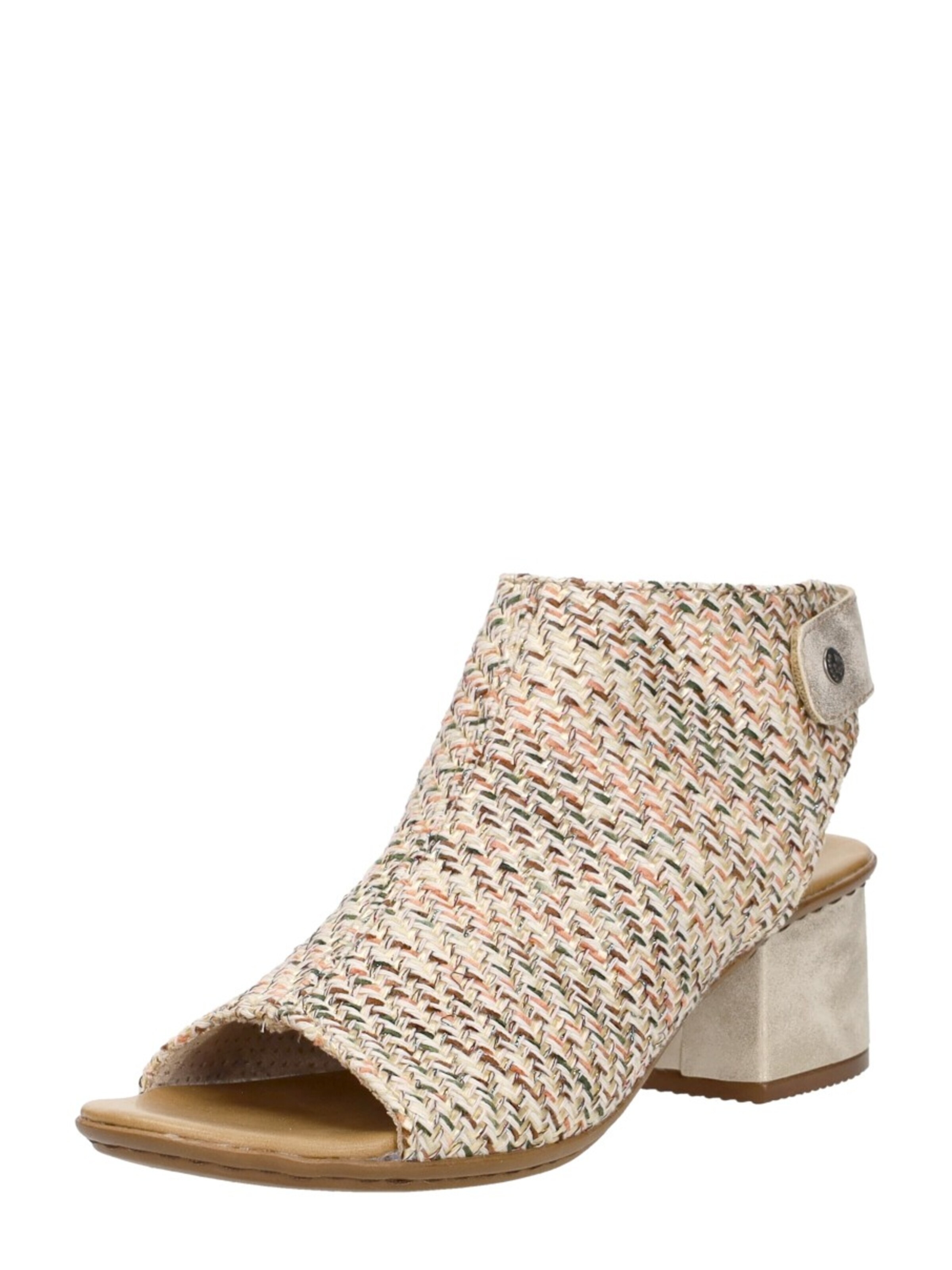 Rieker Sandaal 'Sandalen Hak' in Beige