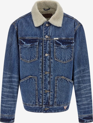 GUESS Between-Season Jacket in Blue: front