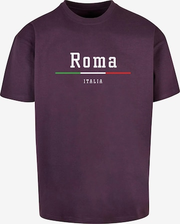 T-Shirt 'Roma X' Merchcode en violet : devant