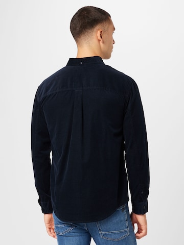 ABOUT YOU Regular fit Button Up Shirt 'Hamza' in Blue