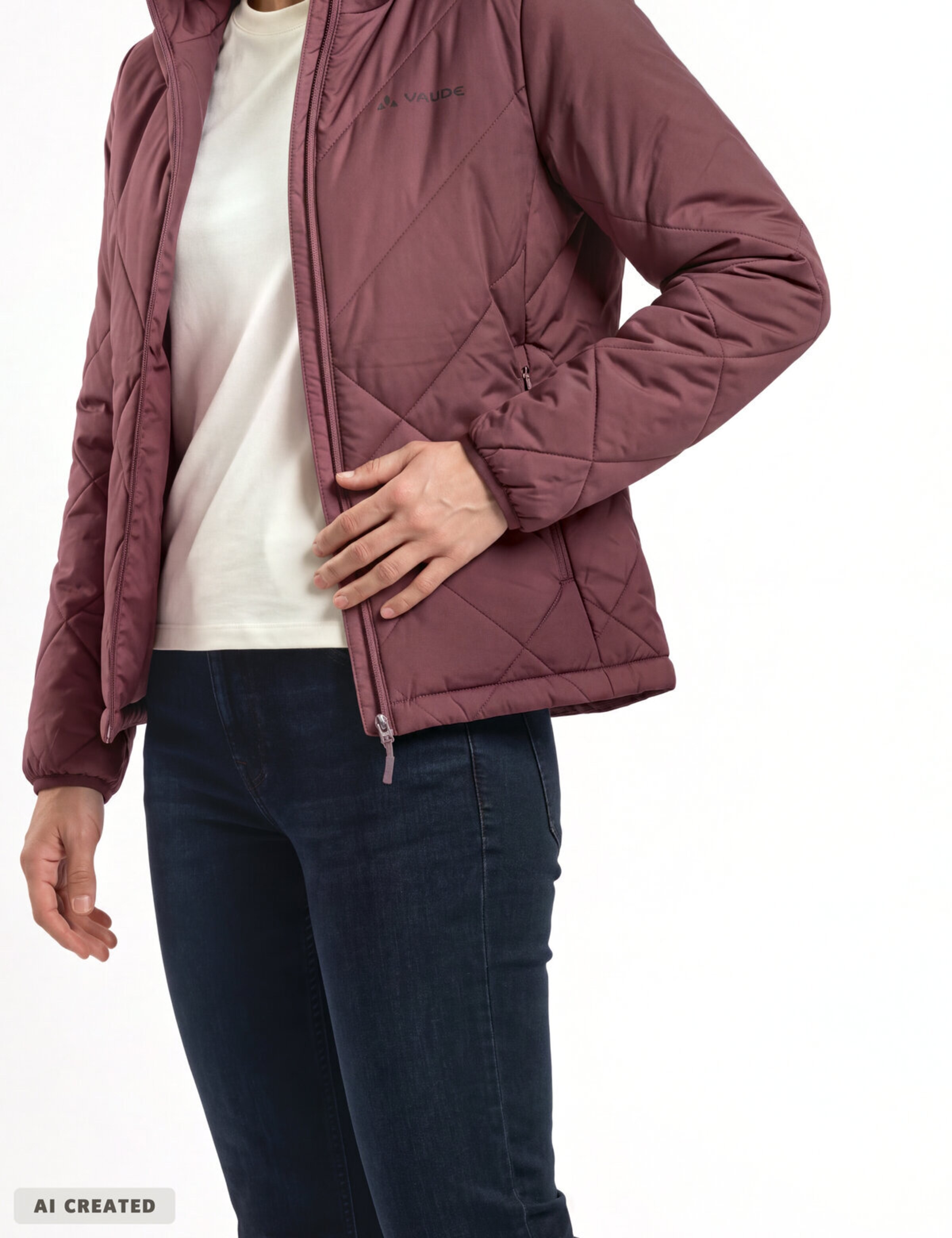 VAUDE Outdoorjas in Rood