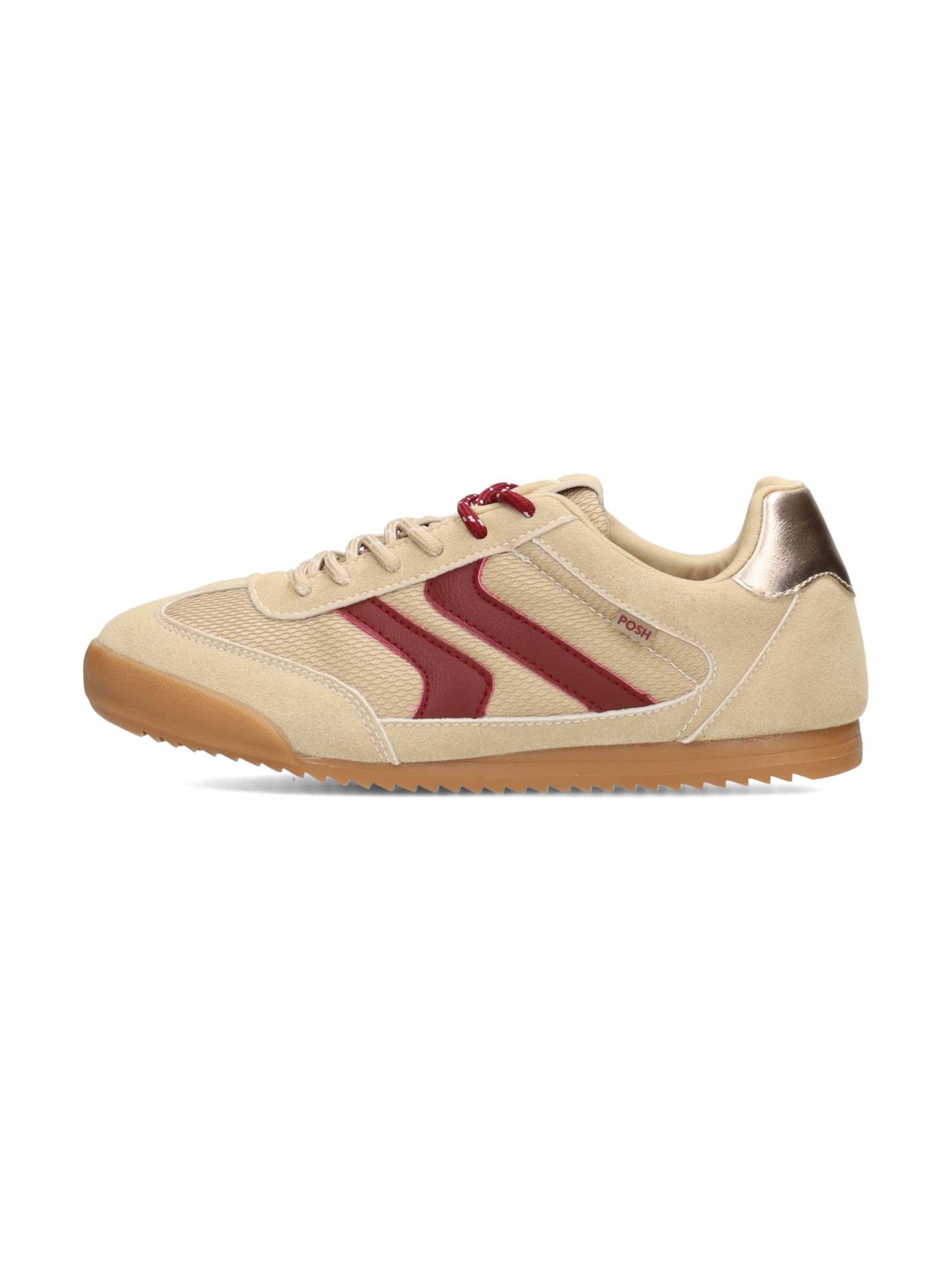 POSH by Poelman Sneakers 'SKYE' in Beige: front