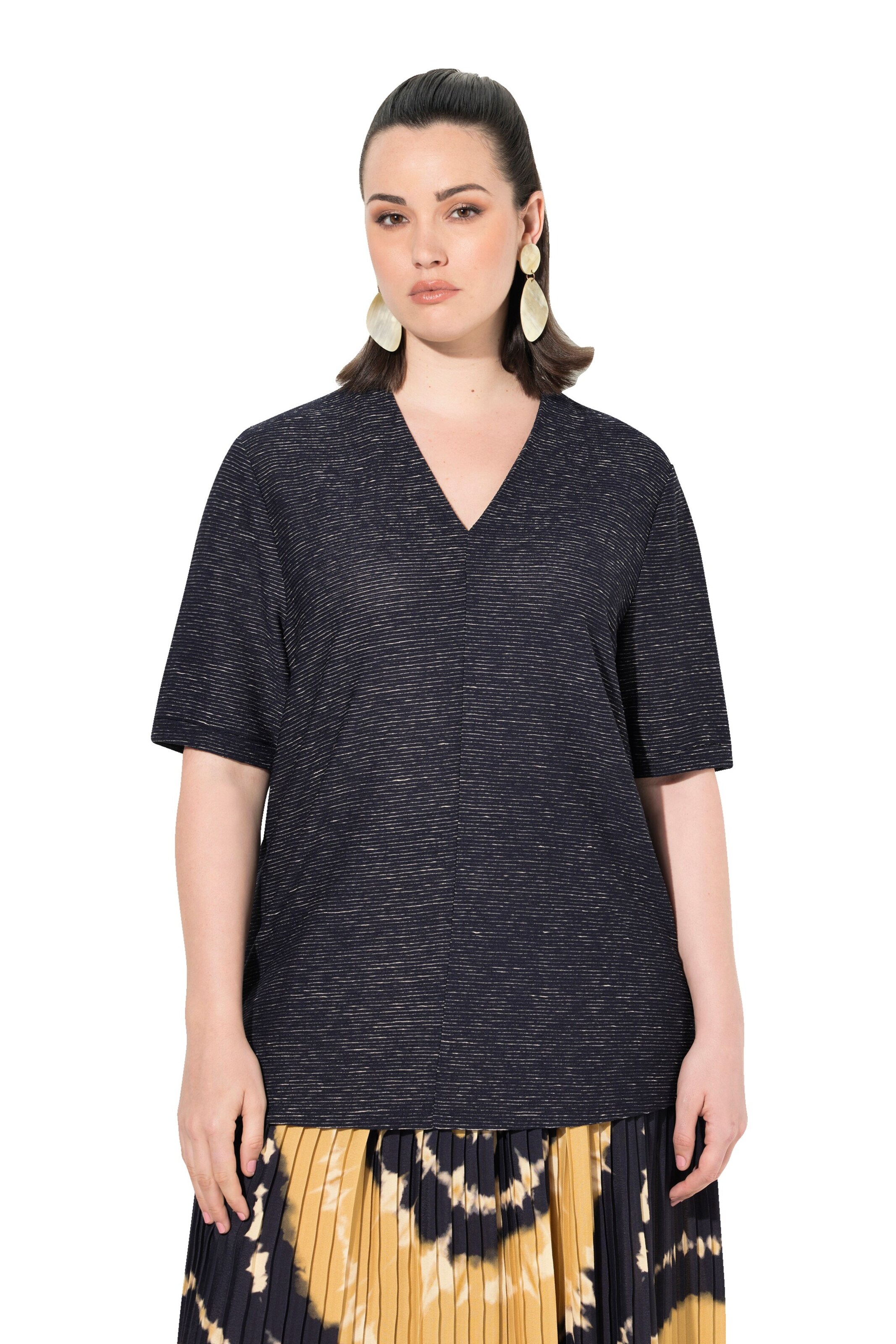 Ulla Popken Tričko - Modrá: predná strana