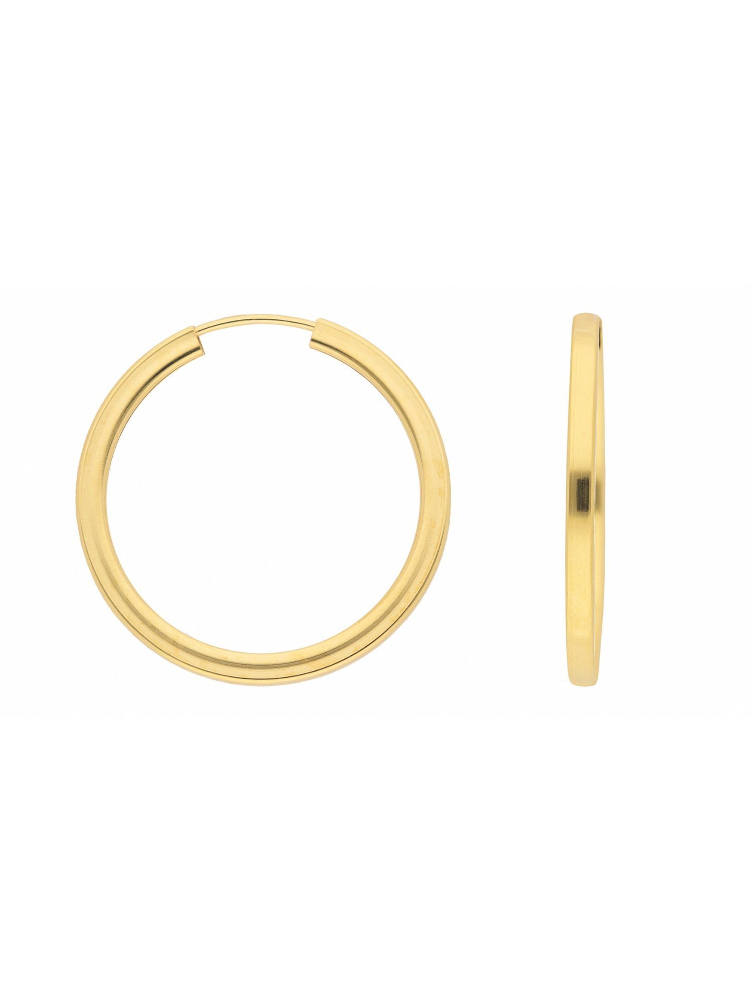 Adelia´s Ohrringe in Gold: Vorderseite