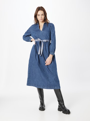 OUI Jurk in Blauw: voorkant