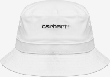 balts Carhartt WIP Hūte 'Script': no priekšpuses