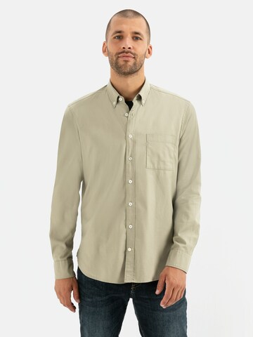 CAMEL ACTIVE Regular fit Button Up Shirt in Green: front