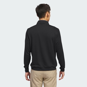 ADIDAS GOLF Athletic Sweatshirt in Black