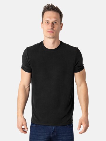 PANTONECLO Shirt 'Pantoneclo Men’s Round Neck T-Shirt'‌ in Schwarz