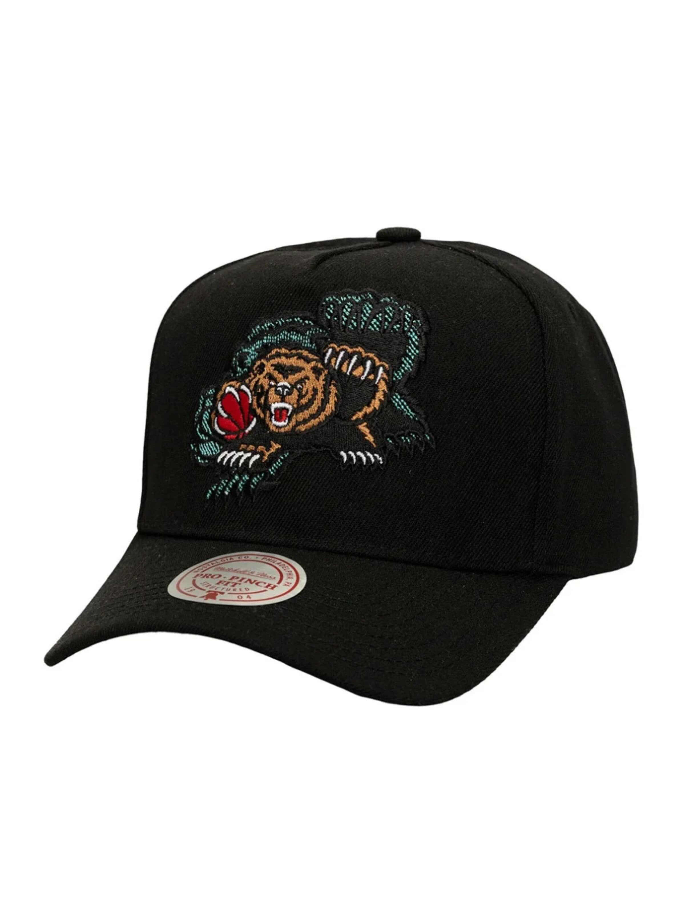 Mitchell & Ness Hætte 'Gorra mitchell & ness negra grizzlies nba tilted pro snapback' i 54-64 i sort, Produktvisning