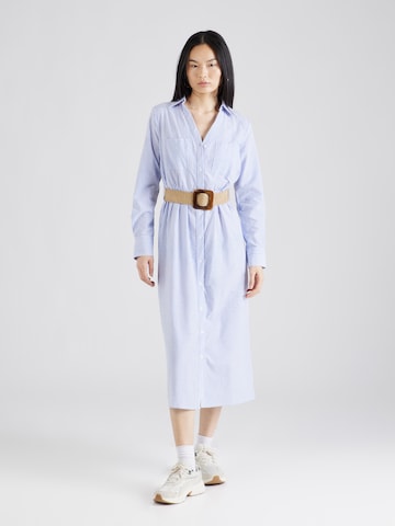 Robe-chemise 'LOVA HOPE' ONLY en bleu : devant