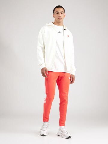 ADIDAS SPORTSWEAR Sports sweat jacket 'Future Icons Bos Full Zip' in White