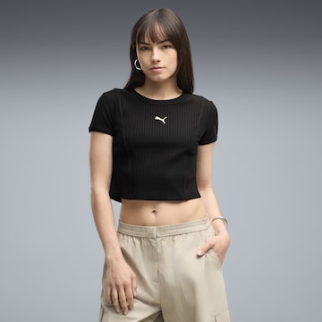 PUMA T-Shirt 'Essentials' in Schwarz: Vorderseite
