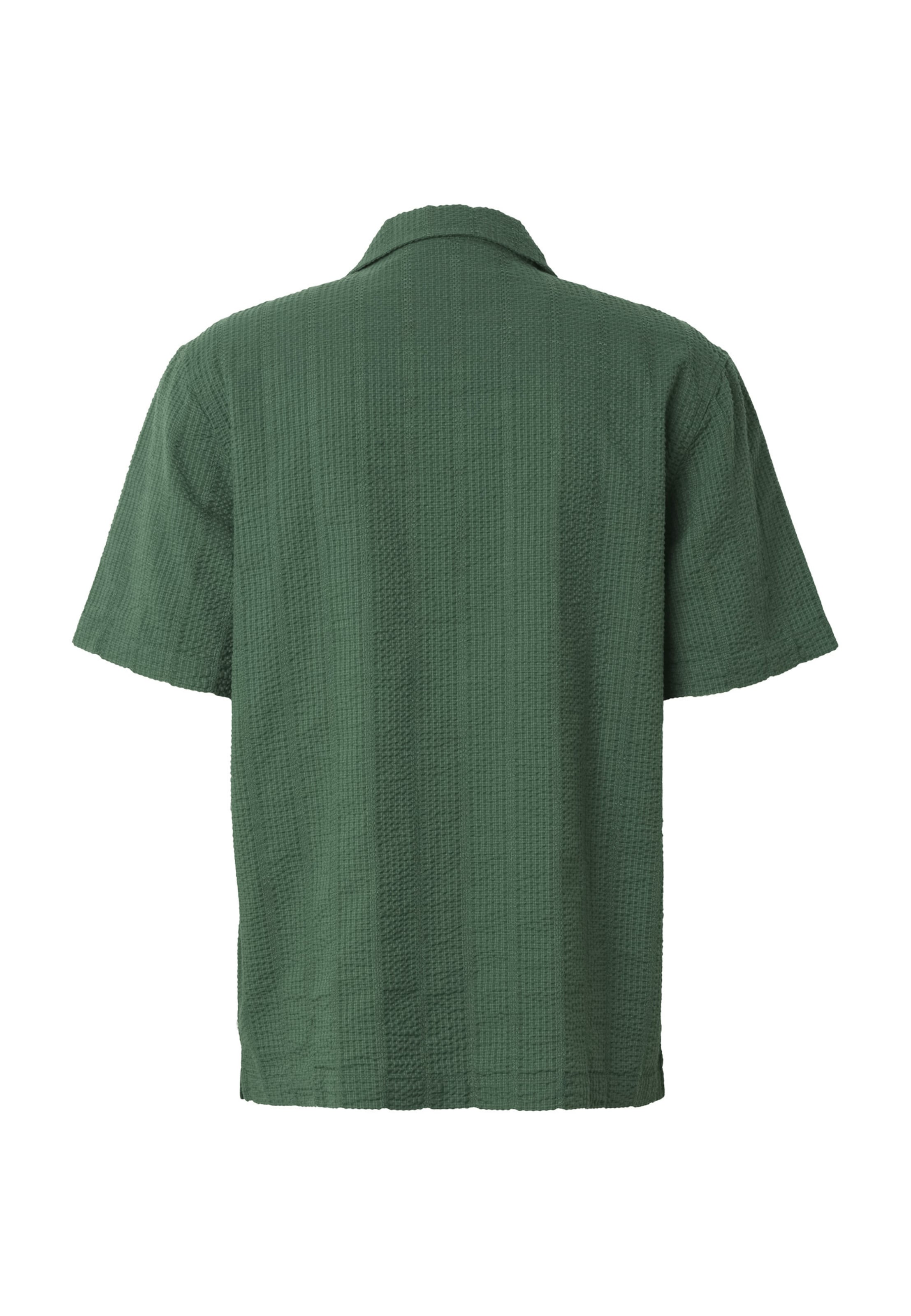 INDICODE JEANS - Ajuste regular Camisa 'Waves' en verde