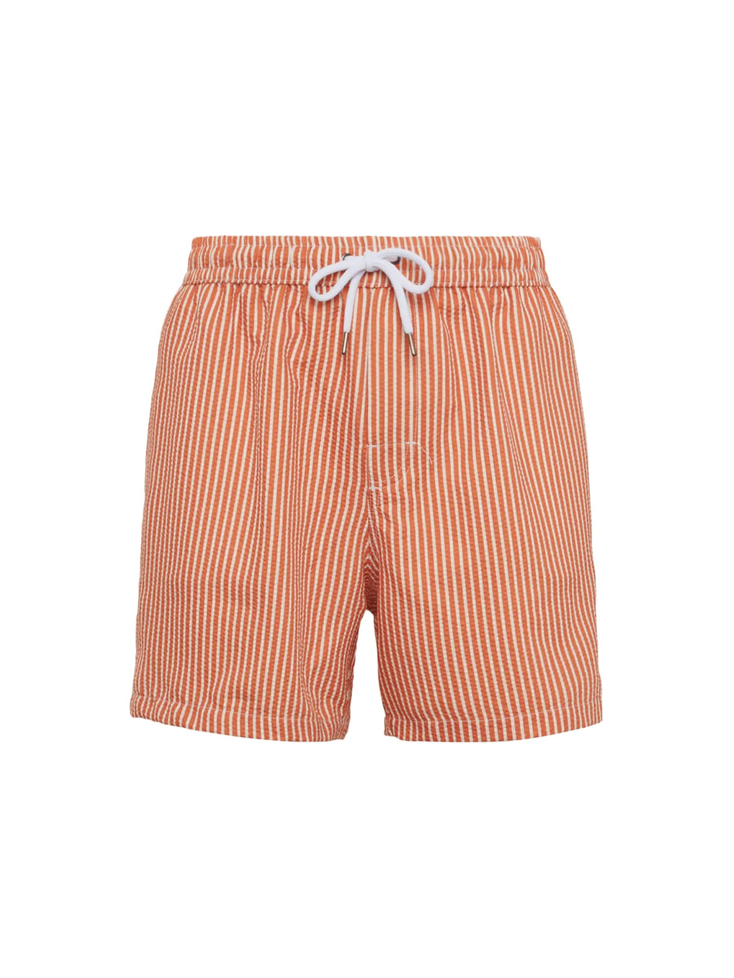 Boggi Milano Plavecké šortky – oranžová: přední strana