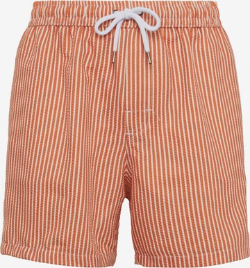 Shorts de bain Boggi Milano en orange : devant