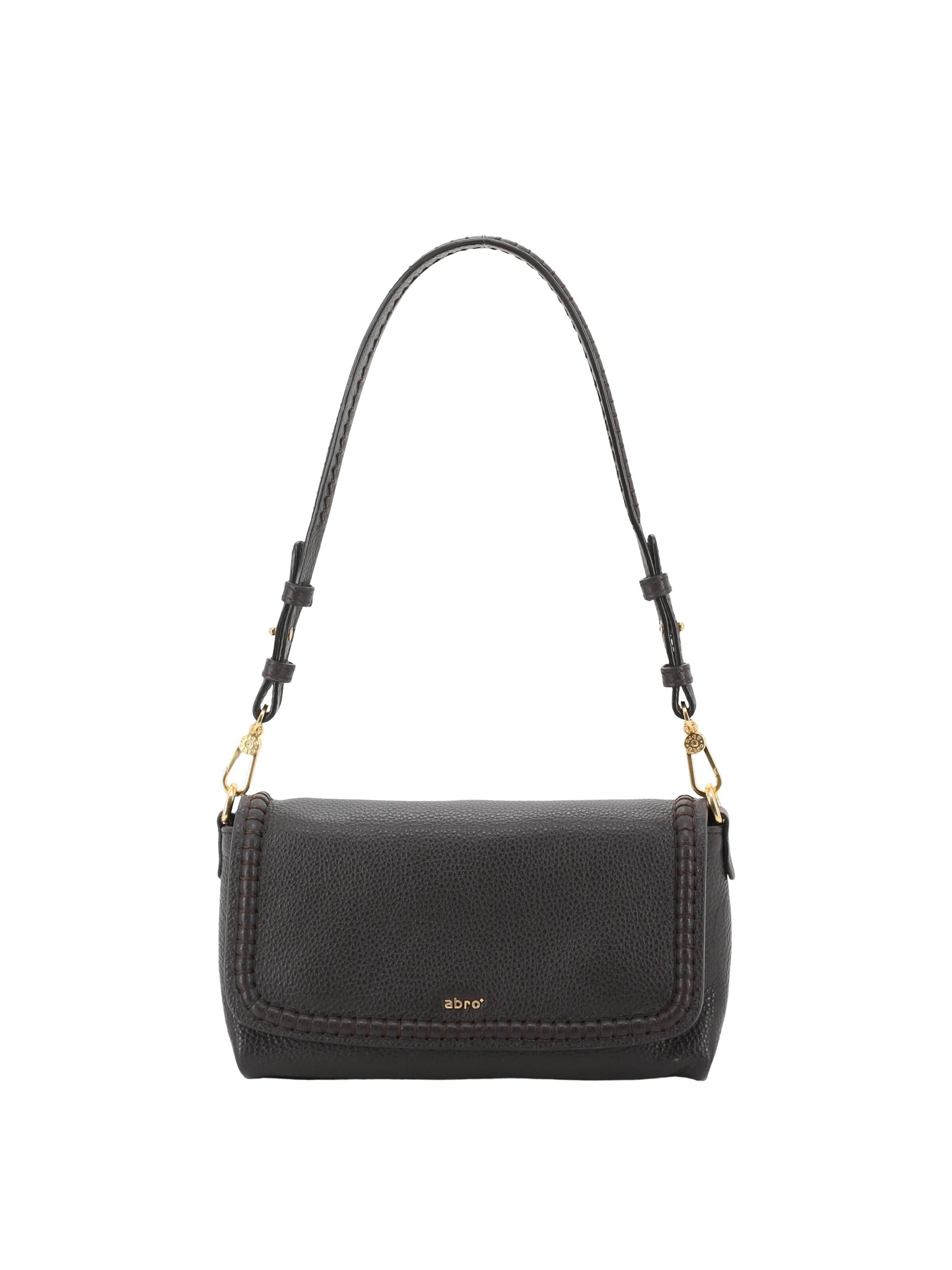 ABRO Schultertasche 'SIGNATURE'‌‌‌‌ in Braun: Vorderseite