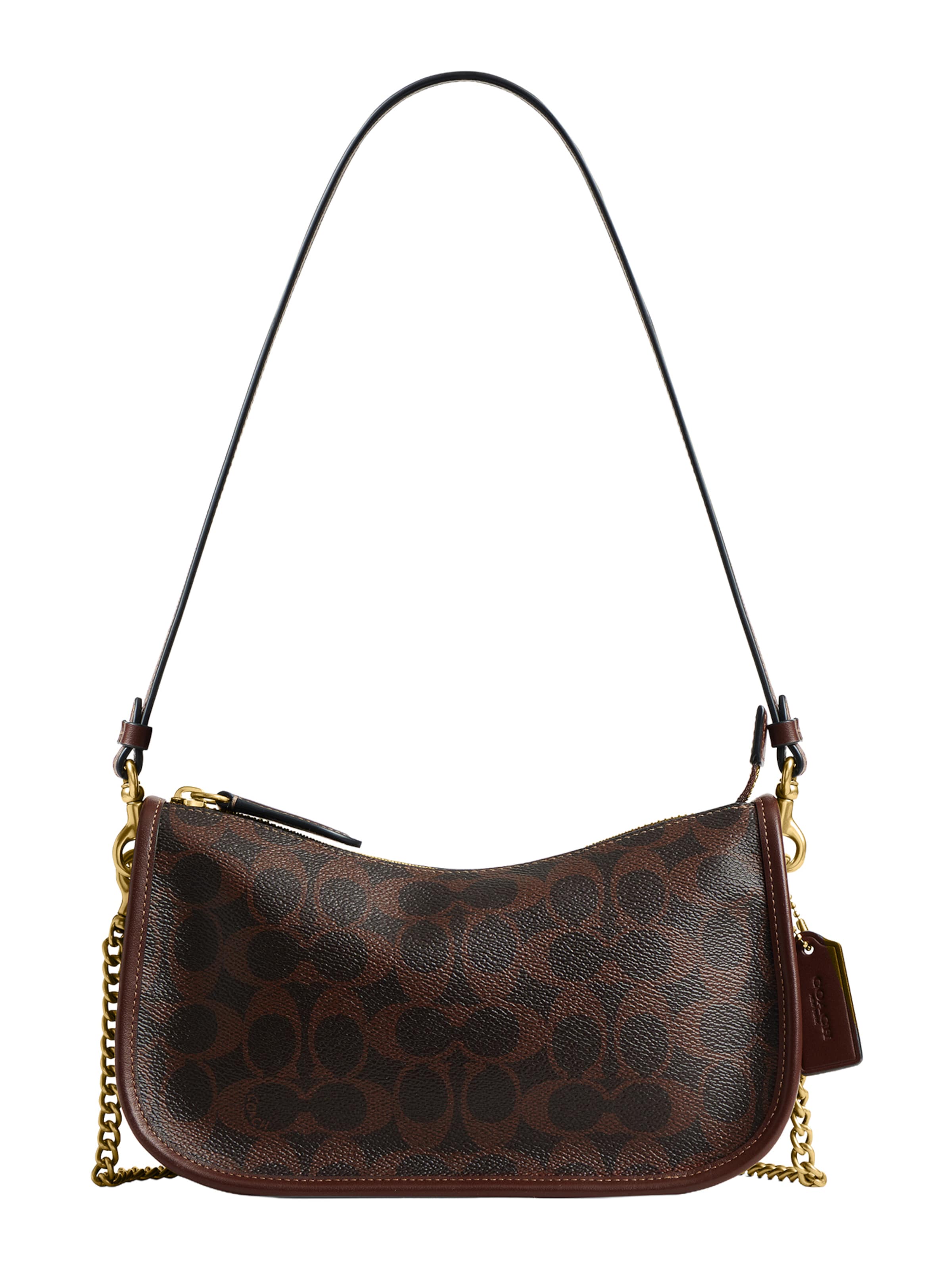 Sac bandoulière 'Waverly' COACH en marron : devant