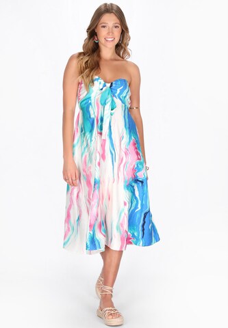 IZIA - Vestido de verão 'Festival' em azul