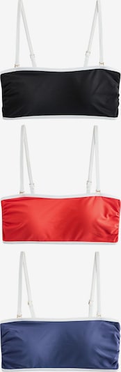 Next Bikinitoppi koossa 80 värissä laivastonsininen / kirkaanpunainen / musta, Tuotenäkymä