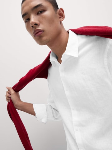 Slim fit Camicia di Marks & Spencer in bianco