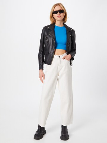 Urban Classics Wide leg Jeans i vit