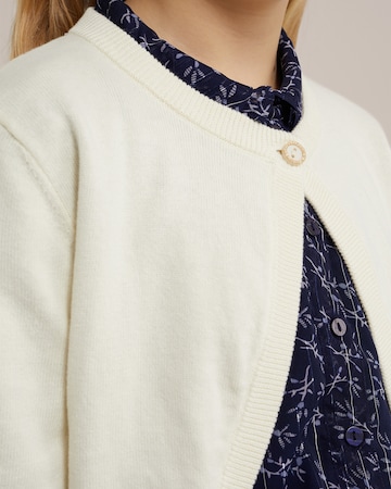 WE Fashion Knit cardigan in Beige