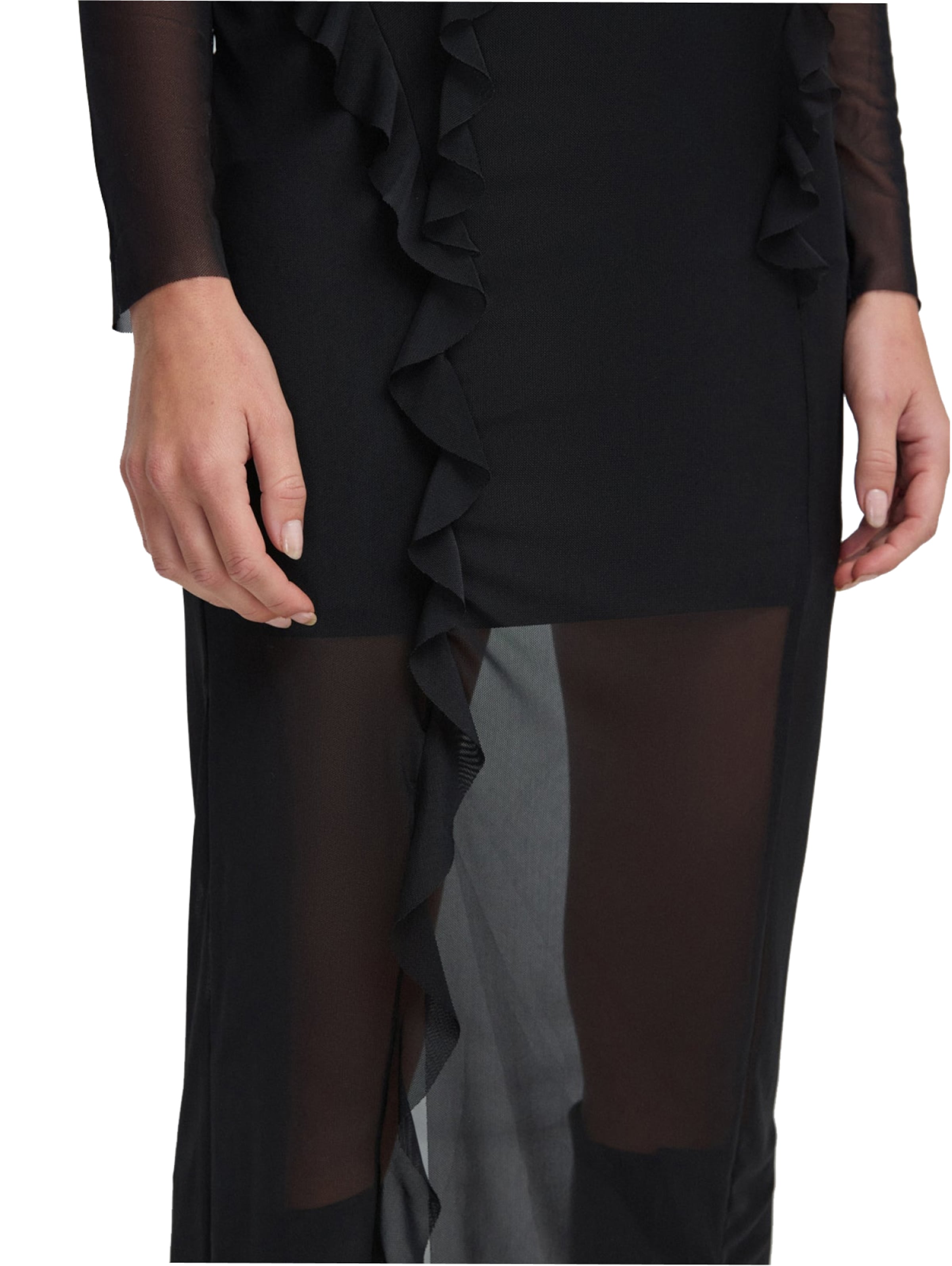 Robe de cocktail No Matter What en noir