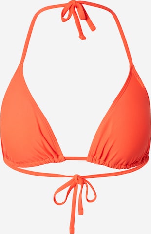 4F Треугольник Топ спортивного бикини в Красный: спереди