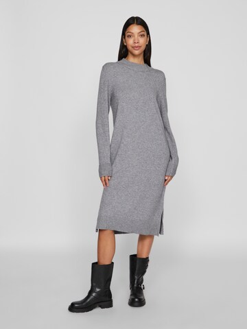VILA Knitted dress 'VIRil' in Grey: front