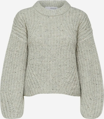 Selected Femme Petite Pullover in Grau: front